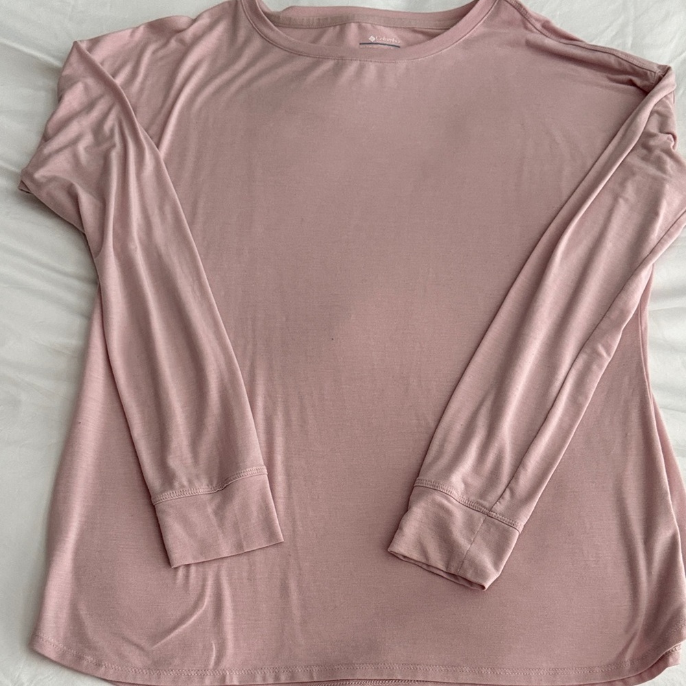 Women's Pink Long Sleeve Top